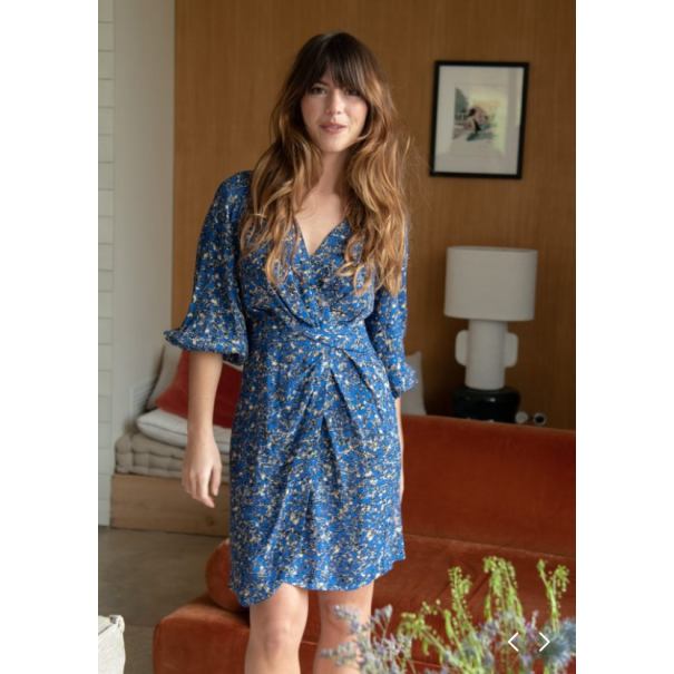 Vestido corto azul