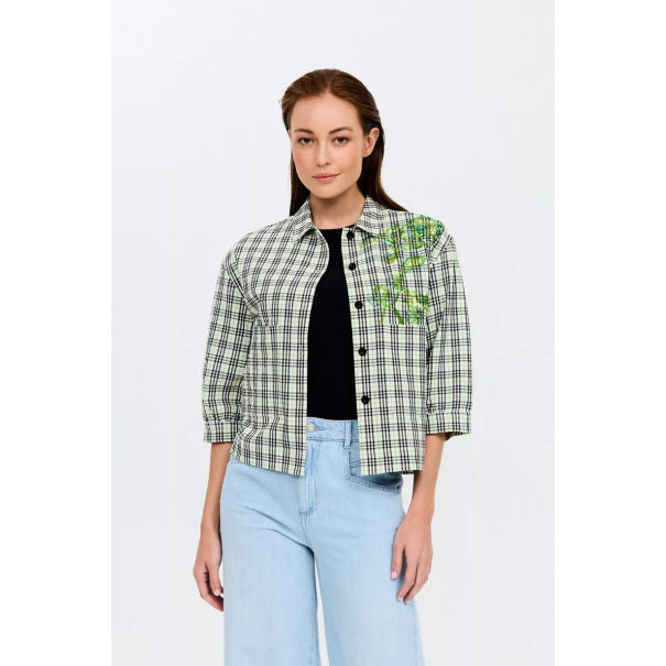 Chaqueta camisa cuadros