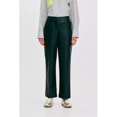 Pantalon vinilo verde 2