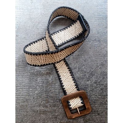 Comprar Cinturón Rafia madera en PAS SI SIMPLE ❤️ Donostia-San