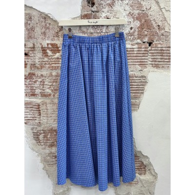 Comprar FALDA MIDI CUADROS BERTA en PAS SI SIMPLE ❤️