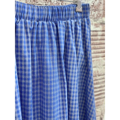 Comprar FALDA MIDI CUADROS BERTA en PAS SI SIMPLE ❤️